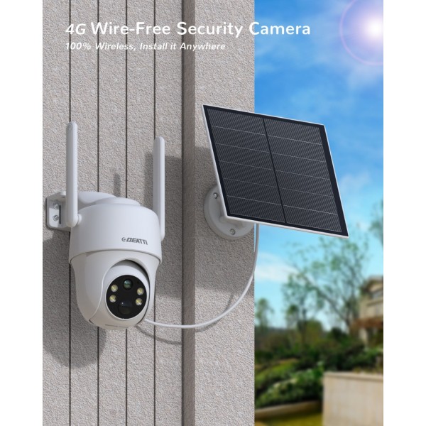 DEATTI 2K Camera Surveillance WiFi Exterieure sans Fil Batterie – TumiaStore